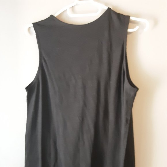 🌞 Bleu Gray New with Tags Cotton Modal Black Sleeveless Top Size Small - Picture 7 of 13
